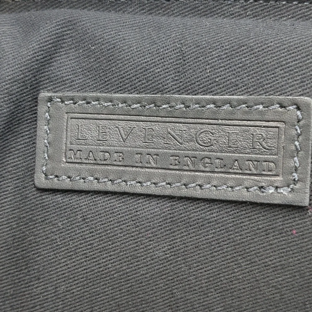 Levenger canvas leather